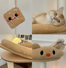 Butter Panda Cat Climbing Frame with Bed