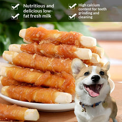 Chicken Milk Sticks Calcium Chews Dog Treats Bones