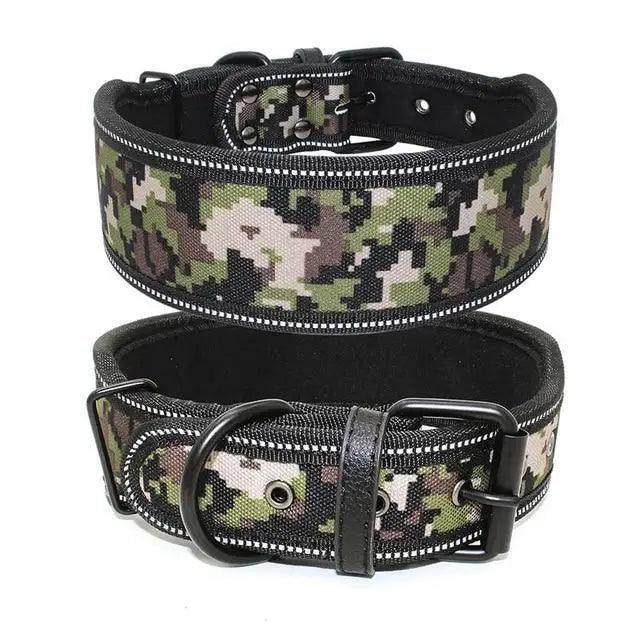 Reflective Adjustable Dog Collar with Buckle Multiple Colors