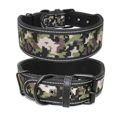 Reflective Adjustable Dog Collar with Buckle Multiple Colors