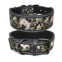 Reflective Adjustable Dog Collar with Buckle Multiple Colors