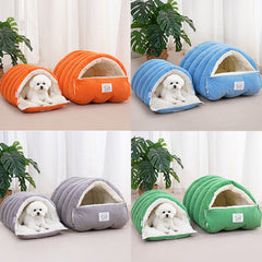 Three-Dimensional Fenced Winter Thickened Cat Bed Warm