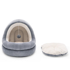 High Quality Cat House Bed with Cozy Sofa Mat
