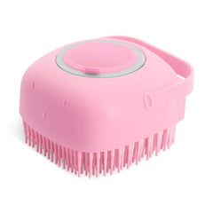 Silicone Pet Shampoo Massage Brush for Bathing Grooming