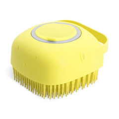 Silicone Pet Shampoo Massage Brush for Bathing Grooming