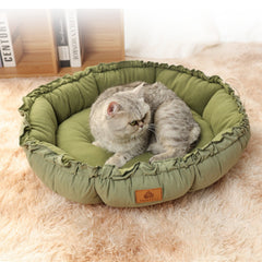 Reversible Donut Cat Bed Dual-Use Indoor Pet Bed