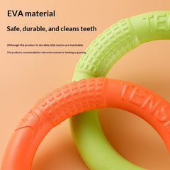 Soft Pull-Ring Flying Disc Dog Training Toy Durable