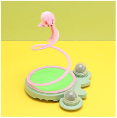 Cat Spring Coil Toy for Independent Interactive Play