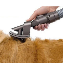 Pet Grooming Brush Vacuum Attachment for Hair Removal