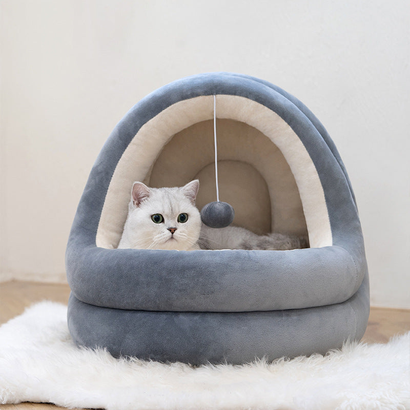 High Quality Cat House Bed with Cozy Sofa Mat