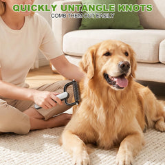 Double-Sided Dematting Comb for Dogs and Cats Grooming