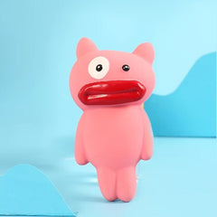 Natural Latex Chew-Resistant Squeaky Pet Toy Durable