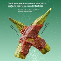 Duck Okra Nutritious Chews Dog Treats