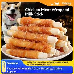 Chicken Milk Sticks Calcium Chews Dog Treats Bones