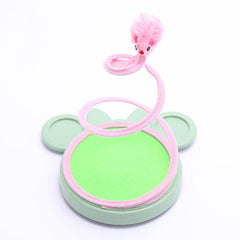 Cat Spring Coil Toy for Independent Interactive Play