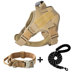 Breathable Tactical Dog Harness with Traction Rope