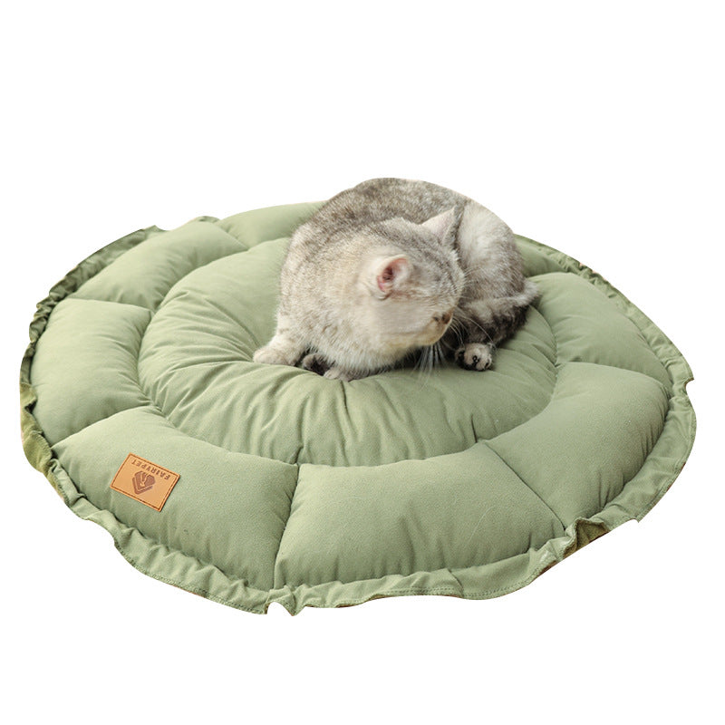 Reversible Donut Cat Bed Dual-Use Indoor Pet Bed
