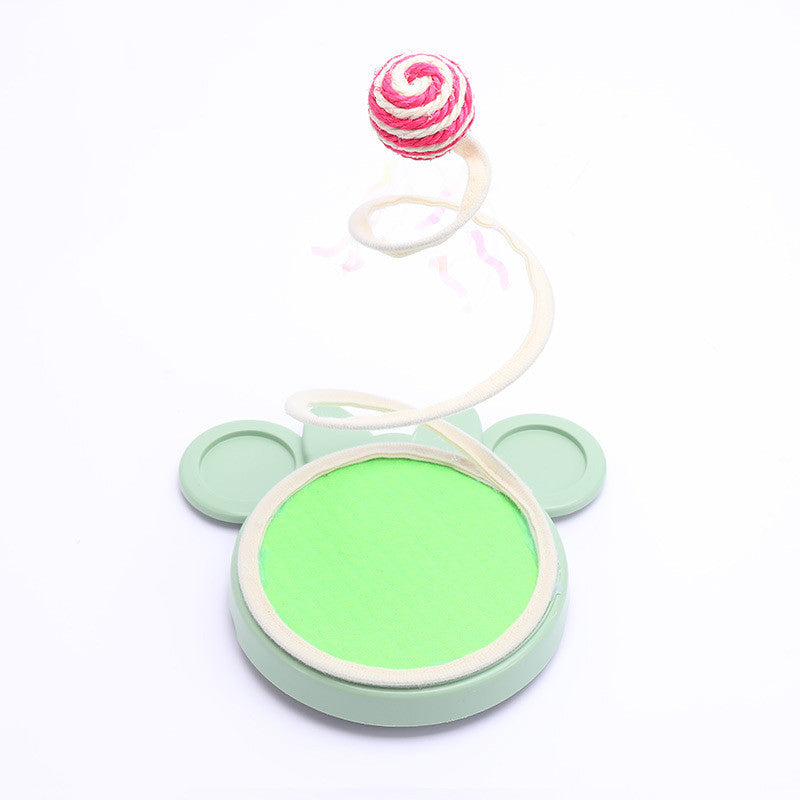 Cat Spring Coil Toy for Independent Interactive Play