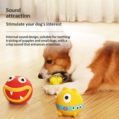 Natural Latex Chew-Resistant Squeaky Pet Toy Durable