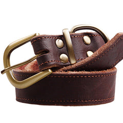Cowhide Pet Collar for Small Medium Dogs