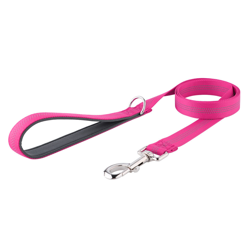 Reflective Silk Webbing Pet Leash for Dogs