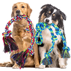 Tough Rope Dog Toys for Aggressive Chewers Tugging