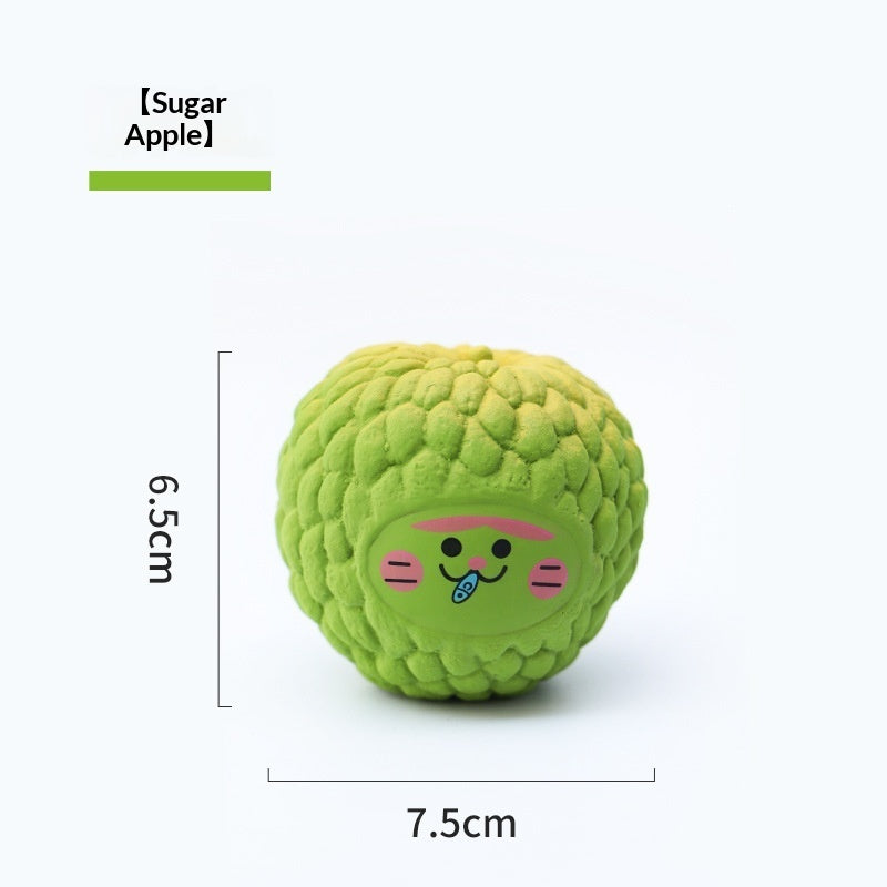 Natural Latex Chew-Resistant Squeaky Pet Toy Durable
