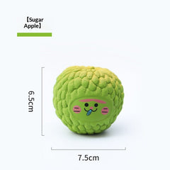 Natural Latex Chew-Resistant Squeaky Pet Toy Durable