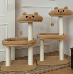 Butter Panda Cat Climbing Frame with Bed