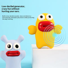 Natural Latex Chew-Resistant Squeaky Pet Toy Durable