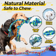 Tough Rope Dog Toys for Aggressive Chewers Tugging