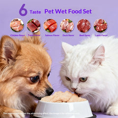 Gourmet Pet Wet Food Gift Set Canned Meals