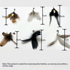Feather Bell Replacement Head for Cat Toy