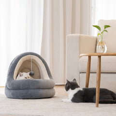 High Quality Cat House Bed with Cozy Sofa Mat