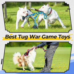 Tough Rope Dog Toys for Aggressive Chewers Tugging