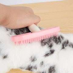Silicone Small Pet Grooming Brush for Rabbits Guinea Pigs