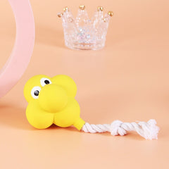 Natural Latex Chew-Resistant Squeaky Pet Toy Durable