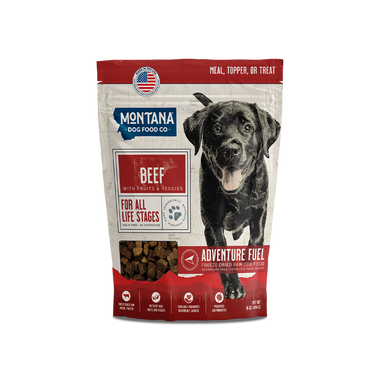 Grain-Free Beef Freeze-Dried Raw Dog Food Formula