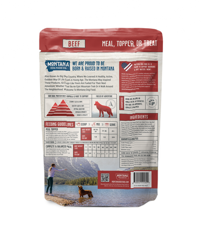 Grain-Free Beef Freeze-Dried Raw Dog Food Formula