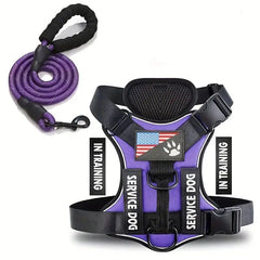 Escape Proof No-Pull Dog Harness and Leash Set