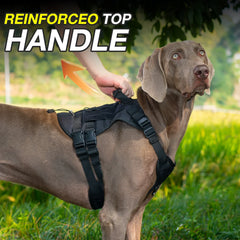 Tactical No-Pull Dog Harness with Reinforced Chest Strap