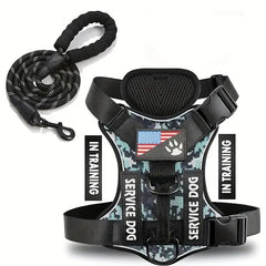 Escape Proof No-Pull Dog Harness and Leash Set