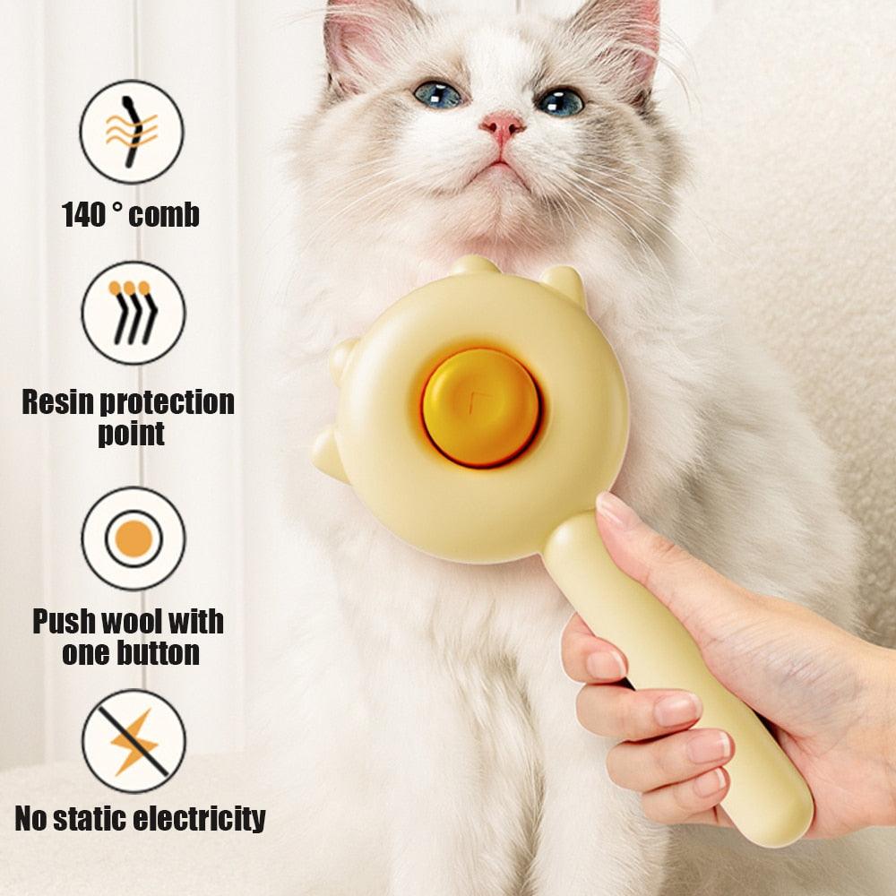Pet Massage Grooming Comb for Cats Dogs Hair Removal