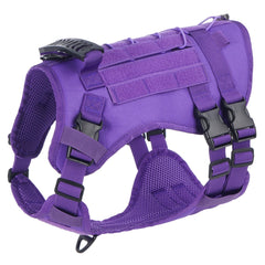Tactical No-Pull Dog Harness with Reinforced Chest Strap
