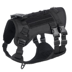 Tactical No-Pull Dog Harness with Reinforced Chest Strap