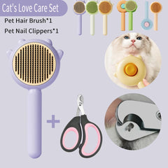 Pet Massage Grooming Comb for Cats Dogs Hair Removal