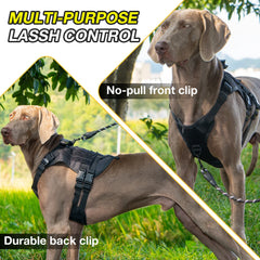 Tactical No-Pull Dog Harness with Reinforced Chest Strap