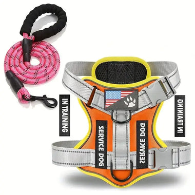 Escape Proof No-Pull Dog Harness and Leash Set