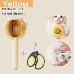 Pet Massage Grooming Comb for Cats Dogs Hair Removal