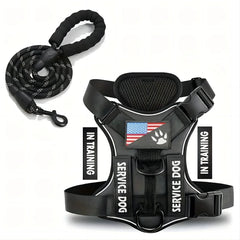 Escape Proof No-Pull Dog Harness and Leash Set